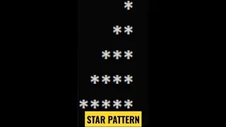 C Program To Print Star⭐ Pattern - 2 
