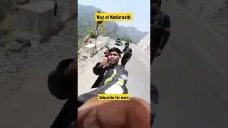 going Kedarnath temple using bike  #kedarnathyatra  #kedarnath #motovlog #kedarnathdham