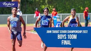 Boys 100m | Finals  - John Tarbat Senior Championship 2022