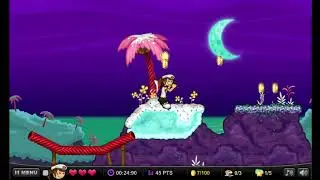 Papa Louie 3: When Sundaes Attack! - Level 1: Blue Moon Bay | Missions 1, 4 and 5