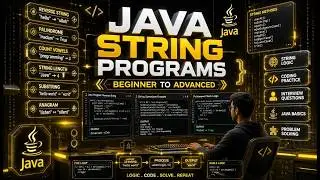 ☕ Java Basic String Programs | (#7) | Convert Uppercase in strings Explained Step-by-Step | java 500