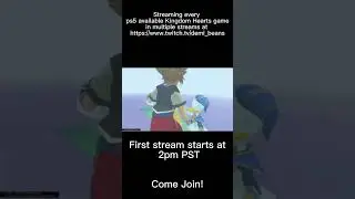Streaming every ps5 Kingdom Hearts game on Twitch in multiple streams #kingdomhearts #twitch #stream