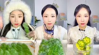ASMR Colorful Ice Mukbang Eating Show | Satisfying Crunch & Relaxing Sounds | #160