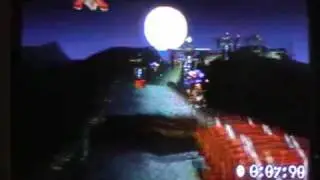Crash Bandicoot 3 Warped Time Trial-Level 10 Midnight Run 0:13:06 (Final ver)