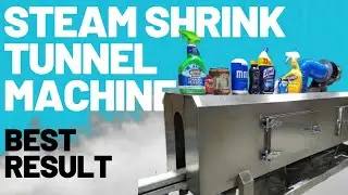 ONLINE STEAM SHRINK TUNNEL | SHRINK LABELING MACHINE