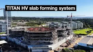 Fast and precise slab formwork at 