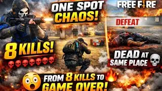 8 Kills at One Landing Spot&hellip; Then This Happened 😳🔥 | Free Fire BR Ranked