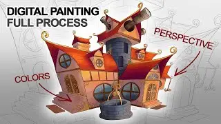 Digital Painting Process | Procreate x Photoshop