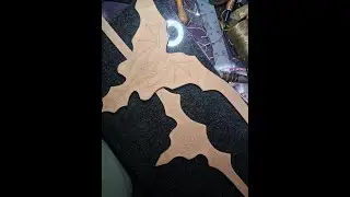 Leather tooling custom horse tack, tooling dragons