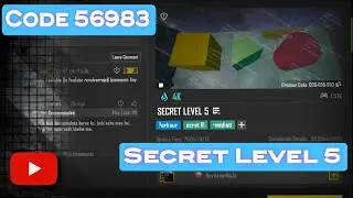 Bgmi Wow Parkour Map Code 56983 | SECRET LEVEL 5 | #bgmi #pubgmobile #pubg #secret 