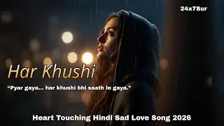 Har Khushi (Female Version 2)| Sad Heart Touching Love Song 💔 | Emotional Hindi Song | 24x7Sur