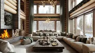 Gentle Christmas Snow And Fire Sounds Create A Festive Harmony Supporting Calm And Soft Joy