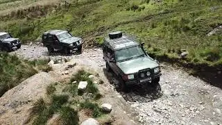 Green Laning Lower Claerwen in Elan Valley, Wales