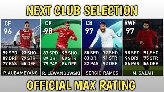 NEXT CLUB SELECTION & POTW PES 2021 MOBILE