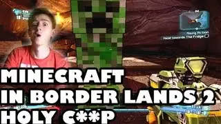 Minecraft In BorderLands 2 Easter Egg adventure