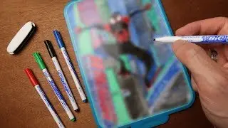 Peut on dessiner sur une ardoise pour enfant ?? Je test !