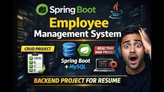Employee Management System Project in Spring Boot | CRUD + JPA + MySQL | Complete Tutorial #java