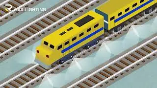 Railway lighting solution innovatively improves visibility and safety.