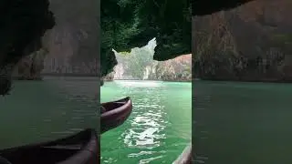 Sea Cave Canoeing #thailand #boattrip #hongisland #phangngabay #awesome #shorts
