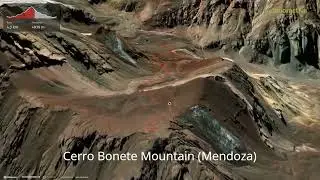 Cerro Bonete Mountain (Mendoza) ∆ 3d-trail.com/argentina/