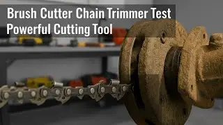    Ultimate Power! ⚙️ Brush Cutter Steel Chain Trimmer का Real Field Test | Farmer Ka Engineer.34