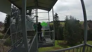 Flug - Astenkick/Winterberg 22. 04. 2023 Anja sitzend