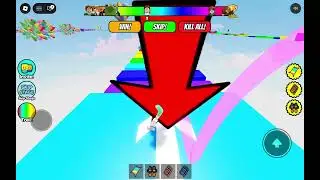 Playing mega obby . 