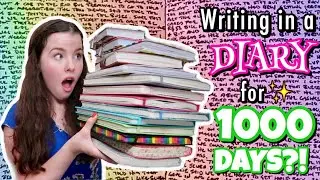 Writing in a DIARY for 1000 DAYS?! | Carrie Walker