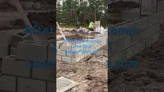 How a new construction stem wall gets built in Cape Coral Florida-