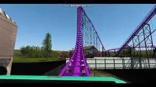 Phantom's Revenge Kennywood New Petrifying Purple POV No Limits 2 |HockeyGUY66871