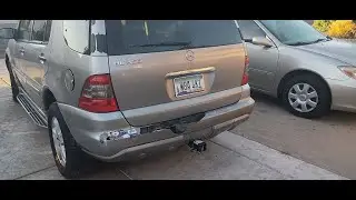 1998-2005 Mercedes ML W163 - Draw-Tite trailer hitch and Tekonsha wiring kit installation
