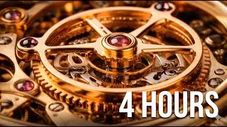 DEEP FOCUS: 4 Hours of Hypnotic Watch Mechanisms ⚡ Flow State & Study Music [4K]
