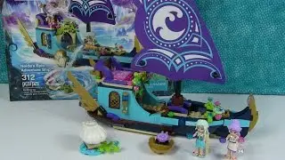 Lego Elves Naida's Epic Adventure Ship 41073 Unboxing Toy Review