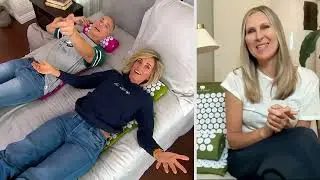 Bed of Nails Acupressure Pillow and Mat Set on QVC