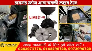 Diamond Stone Atta Chakki Live Test | Customer के सामने Full Demo