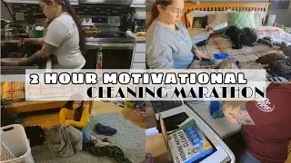 NEW!!! 2- Hour Motivational Cleaning Marathon | Clean with Me