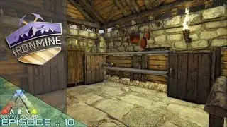 ARK SURVIVAL EVOLVED | SMOKEHOUSE BASE BUILDING! | Ep 10 (IRONMINE CLUSTER RAGNAROK)