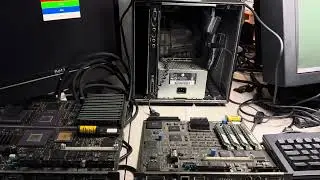 Sean Turbo Cube mother board 68040 33Mhz 128 Mb 72 p vs Cube non turbo 68040 25Mhz 64 mb 30 pin ram