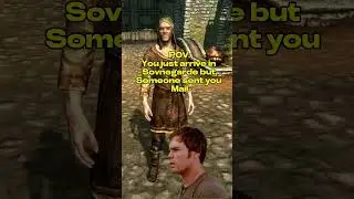 The courier is OP #skyrim #skyrimmemes #short #shorts #bethesda #geekvariants