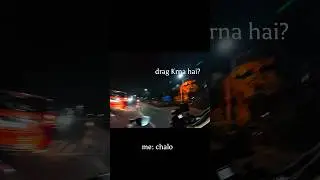 r15 v4 vs ktm rc200 drag race..... #bike #automobile #bikerhelmet #dragrace #yamaha #ktm #nightride