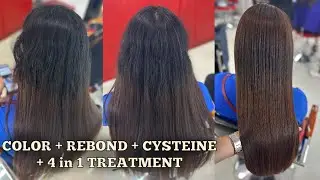 COLOR + REBOND + CYSTIEN + 4in1TREATMENT
