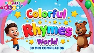 Pokoruru Dance Party! 🕺 30 Minutes of Action Songs & Movement Music for Kids