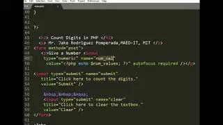 Count Digits in PHP