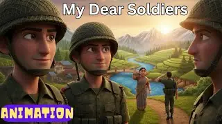 My Dear Soldiers Poem Animation | Class 7 English Poorvi | Meaning & Summary in hindi