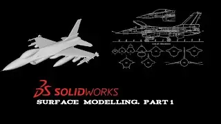 Solidworks surface modelling || Fighter jet || surface modelling tutorial part 1 of 6 || Visiontube