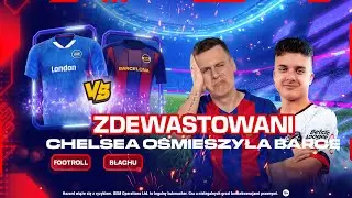 BARCA DOSTAŁA W CZAJNIK. Załamani Footroll i Błachu | Reakcje na mecz Chelsea - Barcelona