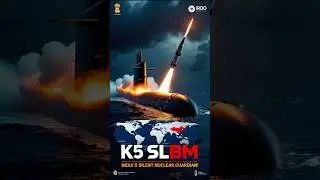 🚀India's K-5 SLBM: The Silent Guardian of the Indian Navy! #shorts #viralshorts #shortsfeed #short