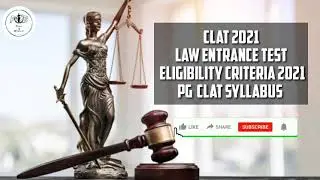 PART 5 - PG CLAT syllabus & Eligibility criteria CLAT 2021 || Power of Blackcoat