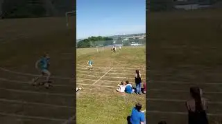 Ebony winning the long distance race