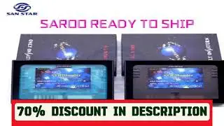 #SAROO SEGA Saturn 0.7 Firmware SS NEO GEO Arcade Console HDLoader Fast Reading Game Reader TF/SD C